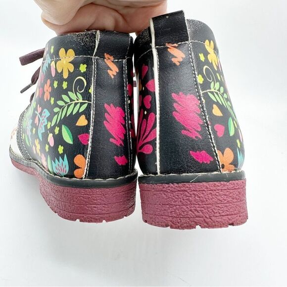 Sweet Owl Ankle Boots by Neefs Ecofriendly Faux Leather Handmade 7.5 - Picture 6 of 15